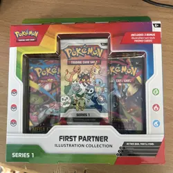 Pokemon TCG First Partner Illustration Collection Series 1 Brand New Sealed Box! - Image 1