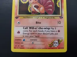 Pokemon - Blaine's Vulpix 66/132 Common 1st Edition Gym Challenge - Image 3
