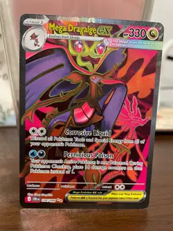 Pokemon TCG Mega Dragalge ex 104/086 Ultra Rare Full Art Chaos Rising EN - Image 1