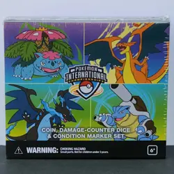 Pokemon Europe International EUIC 2026 Exclusive Coin & Damage Counter Dice Set - Image 1