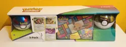 🔥Costco Pokemon Collector 3-Pack Eevee Treasure Chest + 2 Poke Ball Tins! New🔥 - Image 1