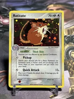 Raticate 48/112 Reverse Holo 🌀Burp Swirl🌀 - FireRed & LeafGreen - Pokemon TCG - Image 1