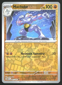 Pokemon TCG - Machoke - Reverse Holo SV: Scarlet & Violet 151 067/165 NM - Image 1