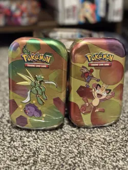 X2 151 Pokemon Mini Tin Sealed Booster Packs - Image 1