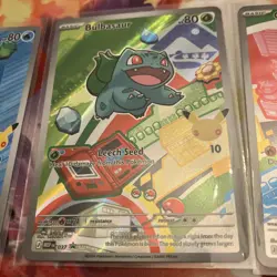 Pokemon First Partner Illustration Collection Series 1 Kanto Gen 1 Starters Set - Image 3