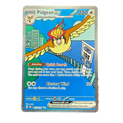 Pidgeot ex 225/197 Special Illustration SIR Rare SV03: Obsidian Flames Pokemon - Image 1