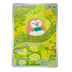 Pokemon Rowlet IR Illustration Rare Full Art 090/088 ME03: Perfect Order Pokemon - Image 1