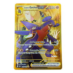 Cynthia's Garchomp ex 241/182 SV10: Destined Rivals Hyper Rare Holo Pokemon TCG - Image 1