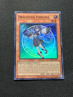 YUGIOH DOOD-AE023 Dracotail Phryxul Super Rare AE NM Card - Image 1