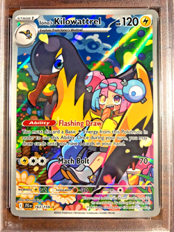 Iono's Kilowattrel Illustration Rare #163-PSA GEM MT 10-Journey Together-Pokemon - Image 2