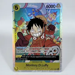 One Piece Monkey.D.Luffy OP07-109 SR Premium Booster The Best Vol. 2 - Image 1