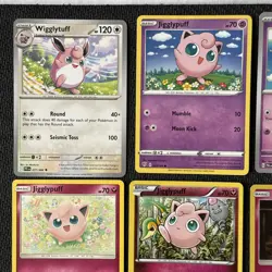 10x Pokemon Card Jigglypuff Wigglytuff Scream Tail Bundle Fairy Type No dups NM - Image 2