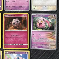 10x Pokemon Card Jigglypuff Wigglytuff Scream Tail Bundle Fairy Type No dups NM - Image 4