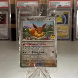 Sealed Eevee Pokemon Day Stamp 074/131 Prismatic Evolutions Set TCG Cards Rare - Image 1