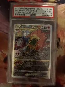 2022 POKEMON SWSH #262 Charizard VSTAR ULTRA PREMIUM COLLECTION PSA 10 - Image 1