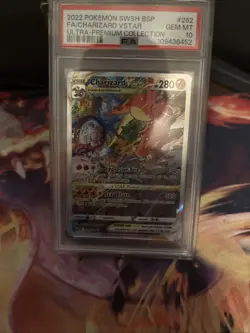 2022 POKEMON SWSH #262 Charizard VSTAR ULTRA PREMIUM COLLECTION PSA 10 - Image 3