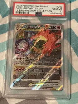 2022 POKEMON SWSH #262 Charizard VSTAR ULTRA PREMIUM COLLECTION PSA 10 - Image 4