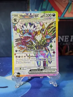 Pokemon TCG Hydreigon EX Full Art Ultra Rare Holo Card Surging Sparks 223/191 NM - Image 1