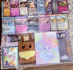 Pokemon Prismatic Evolutions SPC Box w/ 100+ Cards EX / Holo HITS & Bulk - READ! - Image 2