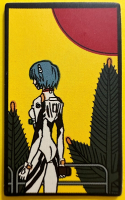 Rei Ayanami Neon Genesis Evangelion HANAFUDA Playing Card Japanese - Image 1