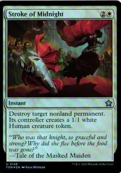 Stroke of Midnight Foil U Foundations 148 NM - Image 1