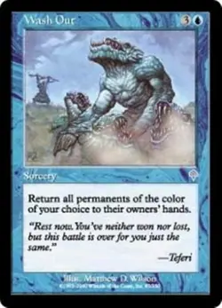 WASH OUT Invasion MTG Blue Sorcery MP - Image 1
