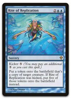 Rite of Replication #61 (LP) Zendikar ZEN Magic MTG - Image 1
