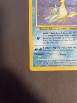 Lapras 10/62 Pokemon TCG 1999 Fossil Unlimited Holo Rare #1 - Image 5