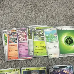 Pokemon TCG Pokemon GO 12-Card Lot Ariados Rowlet Haunter Reverse Holo - Image 3