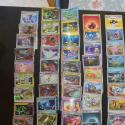 Pokemon Card Bundle Holo & Reverse Holos Approx. 200+ Cards Various Sets Job Lot - Image 5