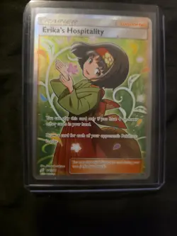 Pokemon TCG Erika's Hospitality (Full Art) 174/181 Sm-Team Up Holo HP - Image 4