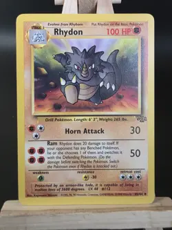 Pokemon TCG Rhydon Jungle 45/64 Regular LP+ - Image 1