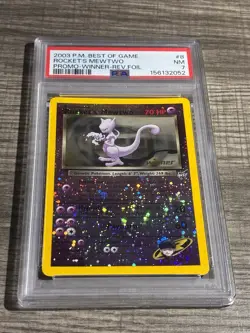 Wizards of the Coast Rocket's Mewtwo 2003 Best of Game Winner PSA 7 #8 - Image 1