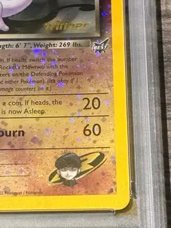 Wizards of the Coast Rocket's Mewtwo 2003 Best of Game Winner PSA 7 #8 - Image 5