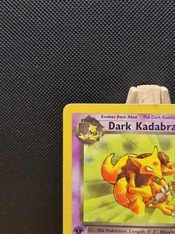 Pokemon 2000 WOTC 1st Edition Team Rocket Dark Kadabra 39/82 - Moderate Play - Image 3