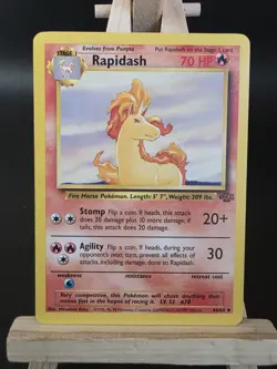 Rapidash 44/64 Jungle Base Set Non-Holo Pokemon NM/LP - Image 1