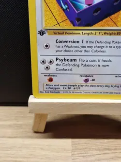 Pokemon 2000 WOTC 1st Edition Team Rocket Porygon 48/82 - Light Play - Image 5