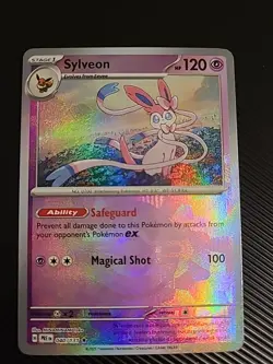 Sylveon 040/131 Prismatic Evolutions PokeBall Reverse Holo Pokemon TCG NM - Image 1