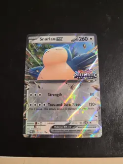 Snorlax ex 076/131 STAMPED Prismatic Evolutions Double Rare Pokemon NM - Image 1