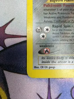 Pokemon TCG Forretress 2/75 Neo Discovery Holo Swirl Rare MP Vintage WOTC - Image 3