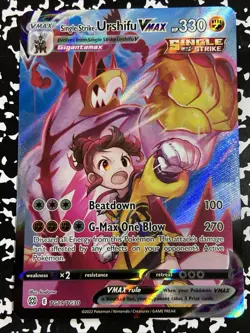 Single Strike Urshifu VMAX TG19/TG30 Pokemon Brilliant Stars Near Mint NM - Image 1