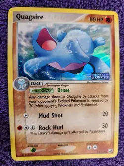 Quagsire 44/115 Unseen Forces Stamped Reverse Holo Rare Pokemon *NICE* - Image 1