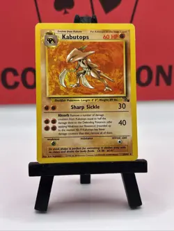 Kabutops 24/62 Fossil WOTC Pokemon TCG Regular Rare 1999 MP - Image 2