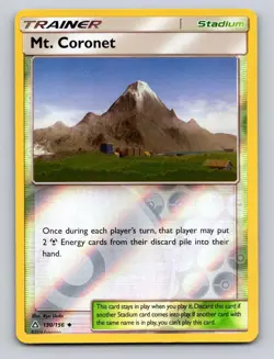 Mt. Coronet 130/156 Uncommon Ultra Prism Pokemon Reverse Holo NM - Image 1
