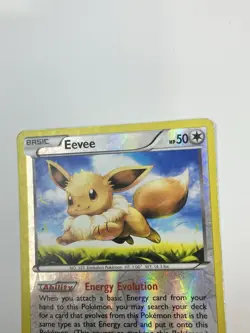 Eevee 80/111 Reverse Holo XY Furious Fists Pokemon Card - Image 3