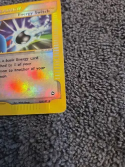 Pokemon Energy Switch Holo Trainer Card 120/147 Aquapolis 2002 English - Image 3