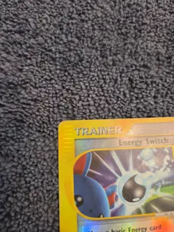 Pokemon Energy Switch Holo Trainer Card 120/147 Aquapolis 2002 English - Image 4