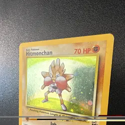 Wizards of the Coast Pokemon card Hitmonchan 8/130 Base Set 2 Holo Rare 1999 - Image 2