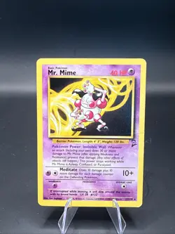 Mr. Mime Non Holo Rare Unlimited Base Set 27/130 LP Pokemon Card TCG 1999-2000 - Image 3