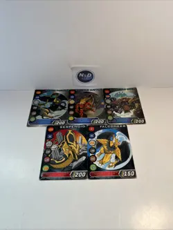 Bakugan HSP GATE Card Lot of 25- Vintage, OG Original Collection RARE - Image 4